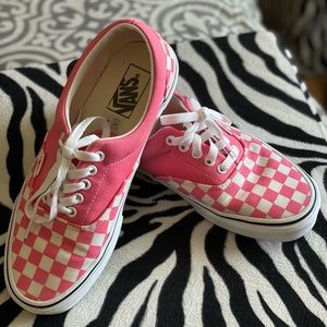 VANS Era Checkered Strawberry Pink